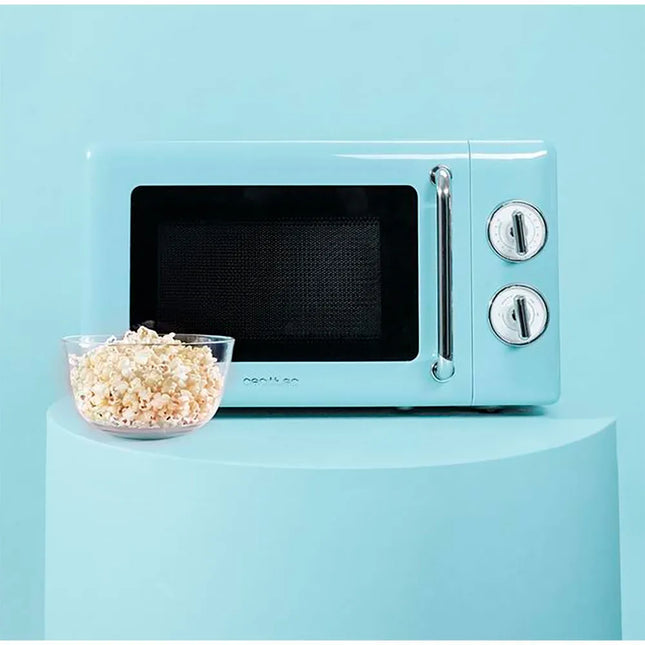 Cecotec ProClean 3110 Retro Microwave – 20L, 700W, Blue, EU Plug