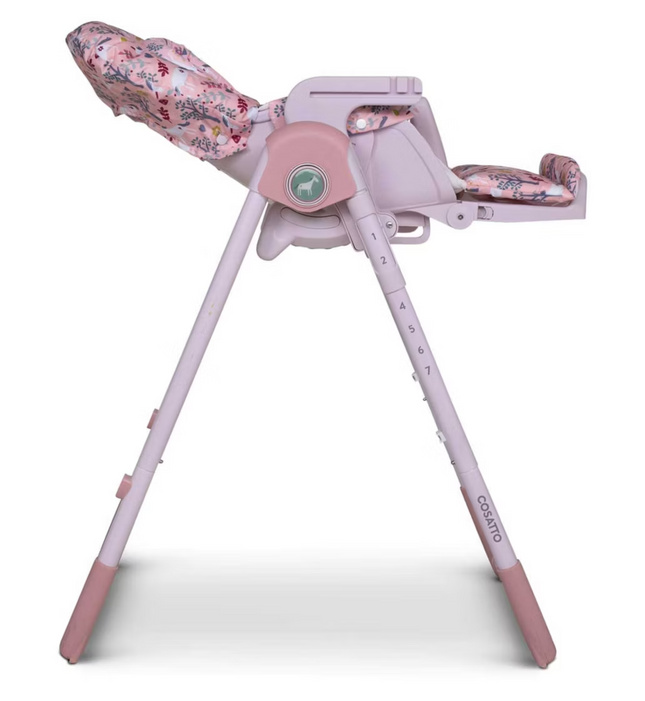 Cosatto Noodle 0+ Highchair Unicorn Garden Reclining Highchair from Birth