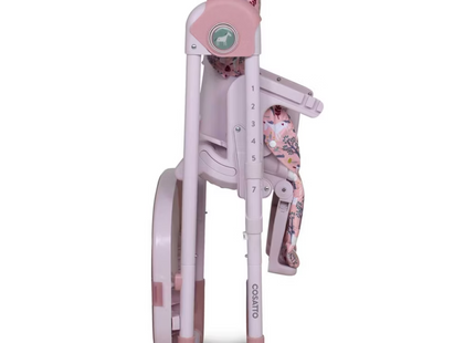 Cosatto Noodle 0+ Highchair Unicorn Garden Reclining Highchair from Birth