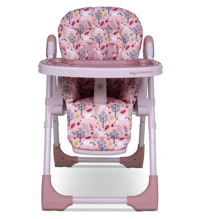 Cosatto Noodle 0+ Highchair Unicorn Garden Reclining Highchair from Birth