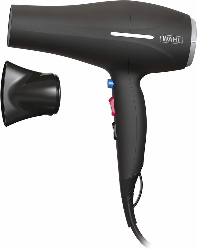 Wahl Ionic Smooth 2200W Hair Dryer with Cool Shot, Fast Drying – Black
