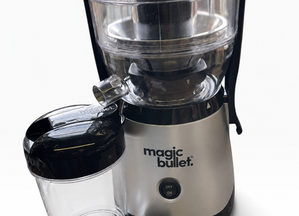 NutriBullet Magic Bullet 400W Centrifugal Juicer 470ml 10-Piece Set Silver - USED