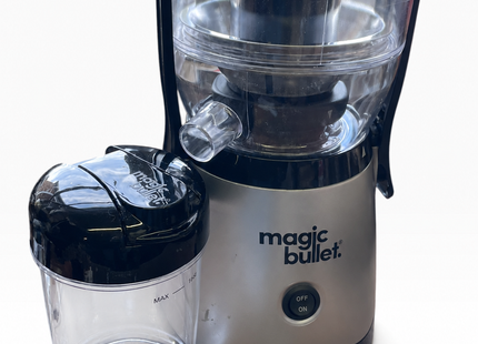 NutriBullet Magic Bullet 400W Centrifugal Juicer 470ml 10-Piece Set Silver - USED