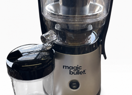 NutriBullet Magic Bullet 400W Centrifugal Juicer 470ml 10-Piece Set Silver - USED