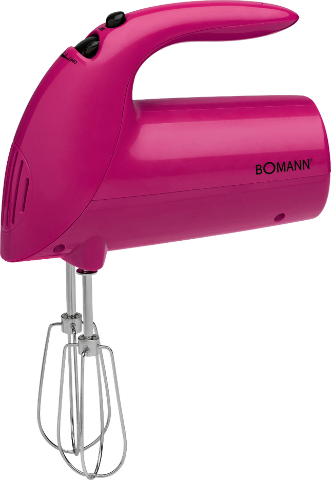 Bomann HM 350 CB Hand Mixer with Stainless Steel Beaters & Dough Hooks, EU Plug- USED