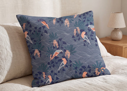 La Redoute Intérieurs Parrot & Tropical Leaf Pillowcase 40 x 60cm – Blue