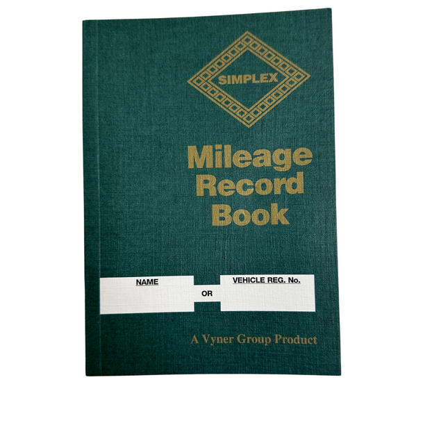 Simplex Mileage Record Book – Green Cover (MRB)