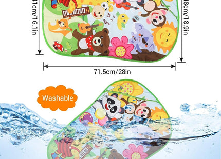 Luchild Baby Piano Gym Activity Play Mat with 5 Toys – 0+ Months