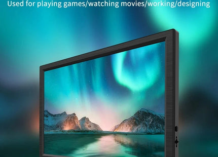 HGFRTEE 11.6" Portable Gaming Monitor HDMI USB-C 1366x768 – Black