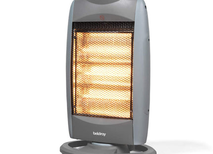 Beldray 1200W Portable Halogen Heater with Oscillation & 3 Heat Settings